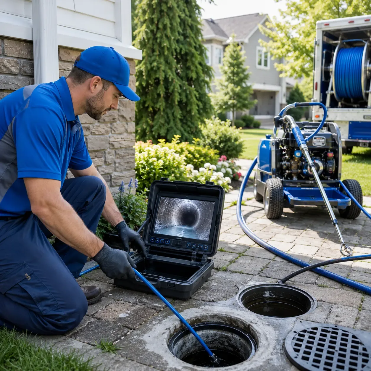 Outdoor drain cleaning professionals serving Round Top, NY
